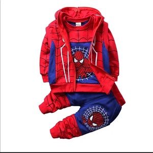 Boys 3 piece Spider-Man outfit